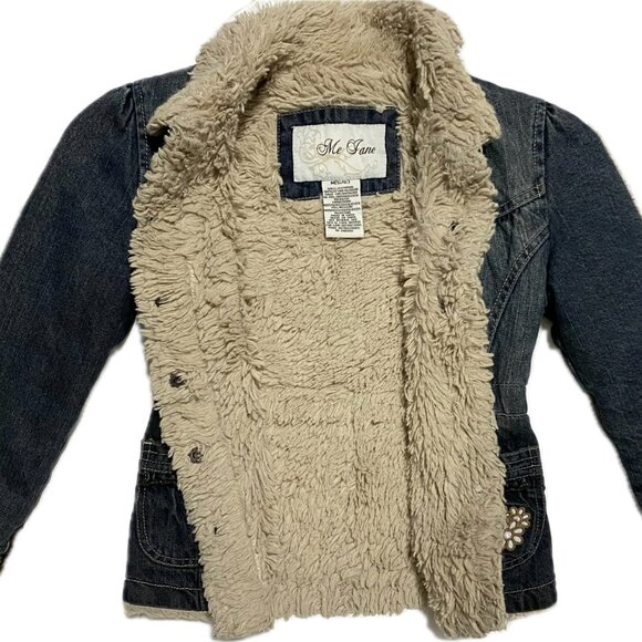 Me Jane Fur Trim Jean Jacket - Picture 2 of 4